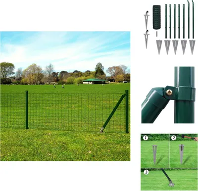 Obrázok produktu pre vidaXL Eurofence oceľ 10 x 0,8 m zelená - Plotové panely