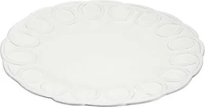 Produktbild von Kuchenteller, Salatteller ITALICA D. 23cm weiß Keramik Virginia Casa