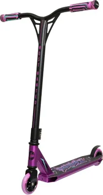 Produktbild von Story Stuntstep Bandit DOS Schwarz/Lila 81 cm - Robuster Stunt-Scooter für Tricks