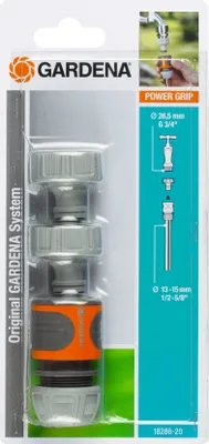 Produktbild von Gardena Anschluss-Satz Inhalt 2 x 18201/1 x 18215, verp.