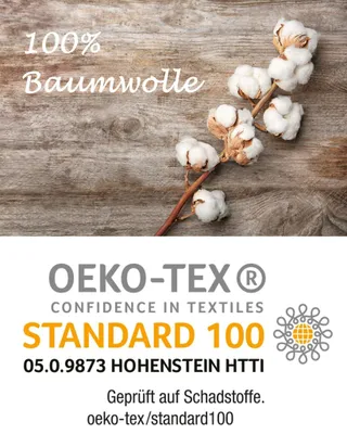 Produktbild von Fleuresse Renforcé Bettwäsche 2tlg. 135x200cm Streifen gestreift Türkis Braun Rot Reißverschluss, Farbe:Braun