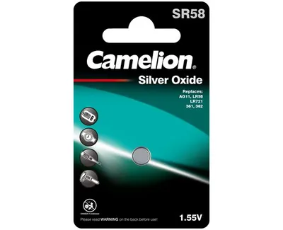 Produktbild von CAMELION Silber Oxid SR58W / G11 / 362 / BP1