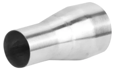 Image de Adaptateur de réduction pour tube de raccordement d'échappement en acier inoxydable, universel, pour modification, diamètre 51 mm / 76 mm