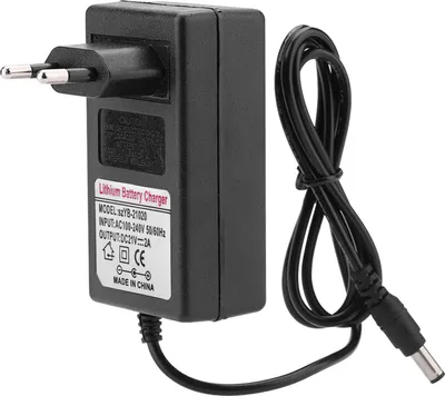 Obrázek produktu pro Napájecí adaptér AC DC 21V 2A Safe Charge Nabíječka lithium-iontových baterií