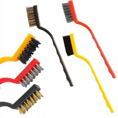 Produktbild von 3er Set (Messing Nylon Stahl) Drahtbürste Drahtbürsten Set Messing Nylon Stahl Reinigungsbürste Metallbürste