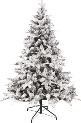 Produktbild von Rebecca Mobili Weihnachtsbaum mit Kunstschnee, H 150 cm, 809 Zweige aus PVC und PE