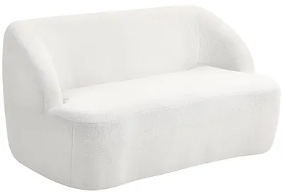 Produktbild von HOMCOM Sofa 2-Sitzer 142 cm Couch Polstersofa mit Armlehne, geschwungenem Design