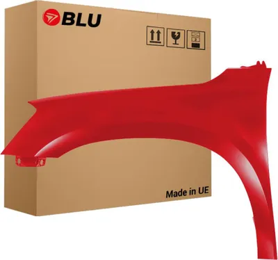 Immagine prodotto di BLU Parafango compatibile con Skoda Yeti 5L LIFT LF3K Sinistra Rot CorridaRot | 2013-2017 | Anteriore | Verniciato | Pronto per il montaggio | Acciaio