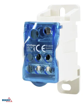 Produktbild von Verteilerblock mit 8 Klemmen