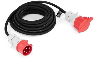 Obrázok produktu pre 5-metrový napájací kábel, 32A, 5G, 2,5mm², stupeň ochrany IP44
