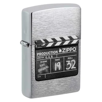Produktbild von Zippo Benzin-Feuerzeug chrom gebürstet Production 60006908, unbefüllt