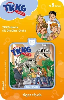 Produktbild von tigercard - TKKG Junior (5): Dino-Diebe - Tigermedia Karten