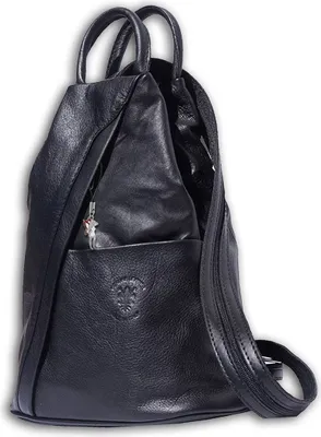 Produktbild von Florence Damen Rucksack Tasche Echt-Leder schwarz OTF604S