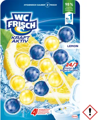Produktbild von WC FRISCH Kraft-Aktiv Duftspüler Lemon, 1x 150 g