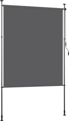 Produktbild von Aopunly Senkrechtmarkise Außenrollo 200 x 270 cm Balkonrollo mit Handkurbel Sichtschutz Vertikalmarkise ohne Bohren Sonnenschutz Windschutz Anthrazit