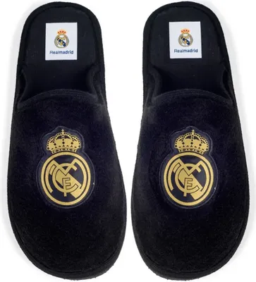 Produktbild von Real Madrid Hausschuhe CFRM8 schwarz Gr. 46