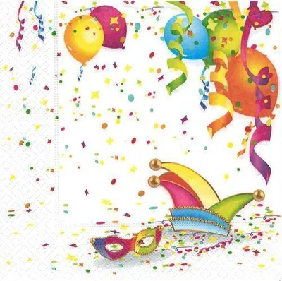 Produktbild von 20 Servietten It´s Party Time - Zeit zu feiern 33x33cm
