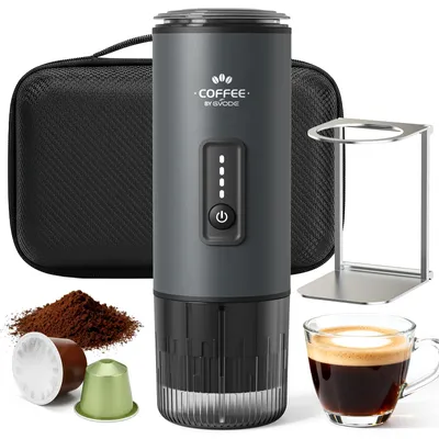 Image de Machine à café portable, 3-en-1, machine à expresso électrique