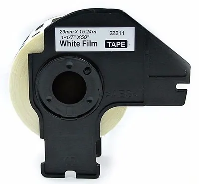 Immagine prodotto di Brother DK-22211 Nastro termico - 29 mm x 15,24 m, etichette continue, compatibile con stampanti QL