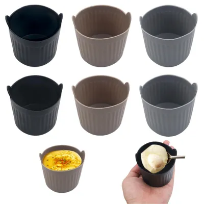 6er Set Silikonformen für Heißluftfritteusen, Muffinformen
