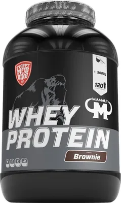 Produktbild von Mammut Nutrition - Whey Protein - 3000 g Dose, 1 x 3000 g Dose, Geschmack: Brownie