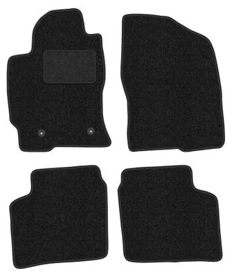 Image de Tapis de sol en moquette pour Toyota Prius II 2003-2010 (à hayon) – jeu 4 pièces, anthracite, sur mesure – Wielganizator ANTHRA