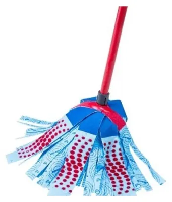 Imagen del producto de Fregona Vileda Super Mocio Soft con tiras de microfibra, mango incluido