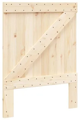 Imagen del producto de Cabecero de madera maciza de pino, 80 x 104 cm