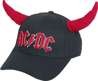 Produktbild von AC/DC Cap Uni Hells Bells - mit Hörnern schwarz/rot Standard
