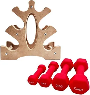 Produktbild von Gewichtsständer, Gewichtsständer, Gewichtshalter, Gewichtshalter, Gewichtshalter, A-förmiges Design, Naturholz, 1 Stück, platzsparend und stabil, geeignet für Zuhause oder im