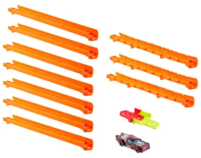 Obrázek produktu pro Hot Wheels Track Builder JDW43, Sada vozidla a trati, 3 rok/roky, Plast, Vícebarevný