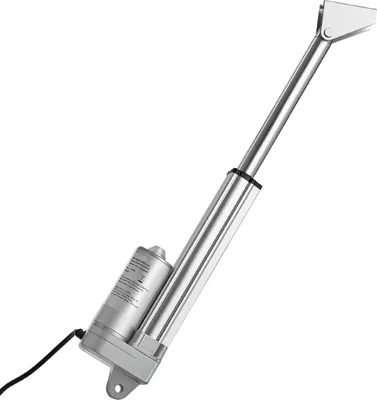 Immagine prodotto di Attuatore lineare 12 V, corsa 101,6 mm Attuatore lineare impermeabile IP65, attuatori di movimento 3000 N 5 mm/s con staffe di montaggio per inseguitori solari, macchinari industriali, apriporta