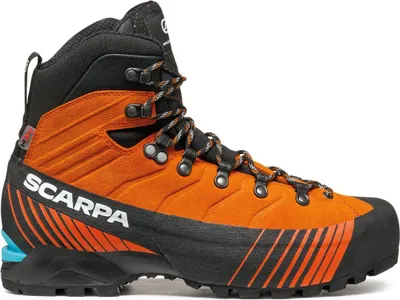 Ribelle HD Mountain Elite Schuhe von Scarpa in Orange und Schwarz; geeignet für Herren; mit robustem Design für Bergaktivitäten.
