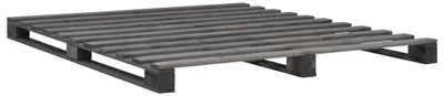 Produktbild von vidaXL Palettenbett Grau Massivholz Kiefer 200×200 cm