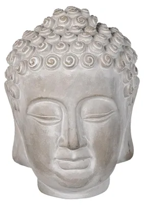 Zdjęcie produktu dla Clayre & Eef Figurka Budda 15x15x19 cm Szary kamień