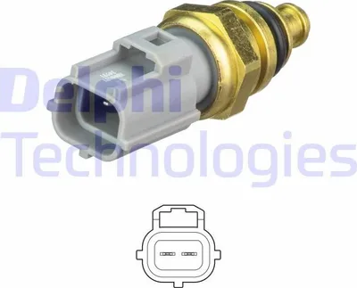 Produktbild von DELPHI TS10481 Kühlmitteltemperatursensor für FORD C-Max II (DXA/CB7, DXA/CEU) MONDEO III Kombi (BWY) MONDEO III (B5Y) MONDEO III Stufenheck (B4Y)