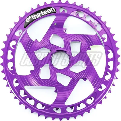 Image de e*thirteen Helix Race pignon aluminium 12 vitesses, 42-50 dents, eggplant