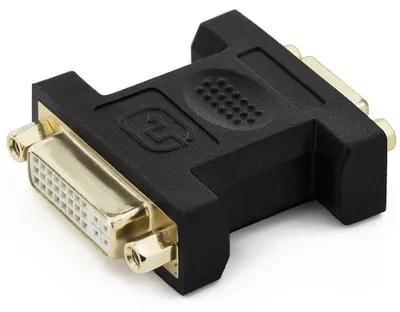 Produktbild von deleyCON DVI-I Buchse (IN) zu VGA Buchse (OUT) Adapter - Für VGA-Monitor/Beamer - Unidirektional