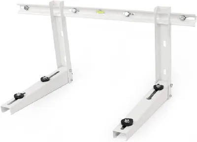 Produktbild von ENTALPIA Wandhalterung für Klimaanlage HL-550, Wandkonsole für Klimageräte, bis 150 Kg inkl. Zubehör, für Split Klimageräte und Wärmepumpe
