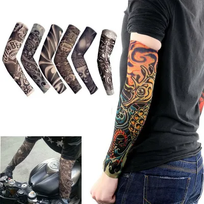 Obrázok produktu pre 6 ks Cyklistické kolo UV ochrana Tlač rukávov Arm Warmer Vonkajšie rukávy na ruky
