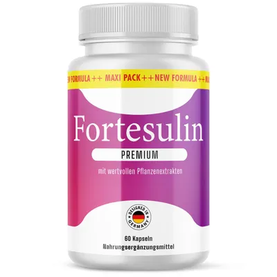 Image de Fortesulin Premium Capsules | pour votre bien-être | utilisation simple | contenu : 60 capsules