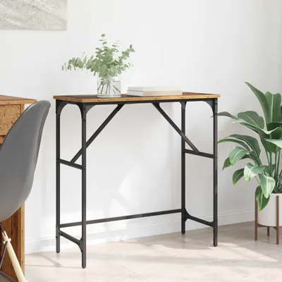 Productafbeelding van vidaXL Console tafel, gerecycled hout, 75 x 32 x 75 cm, houtvezel