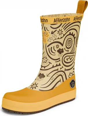 Produktbild von Affenzahn Plashy Tiger Gummistiefel Gelb