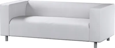 Produktbild von Dekoria Bezug für Klippan 2-Sitzer Sofa, hellgrau, Sofahusse, Klippan 2-Sitzer