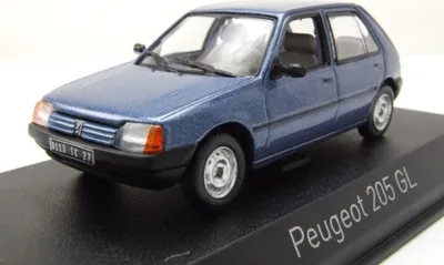 Produktbild von Norev 471736 Peugeot 205 GL 1988 blau metallic 1:43