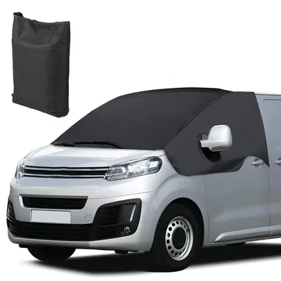 Productafbeelding van Windschermbeschermer, 600D Oxford, waterdicht en weerbestendig, geschikt voor Citroën Jumpy en Opel Vivaro, modeljaren 2016-2024