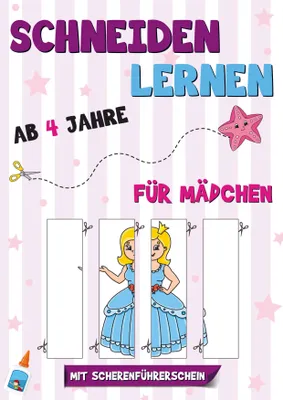 Produktbild von Schneiden Lernen ab 4 Jahre für Mädchen