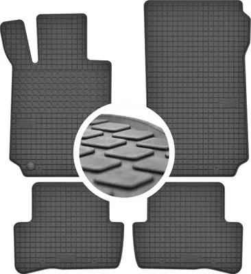 Image de Tapis de sol en caoutchouc pour Mercedes-Benz C W204 (2007-2014)