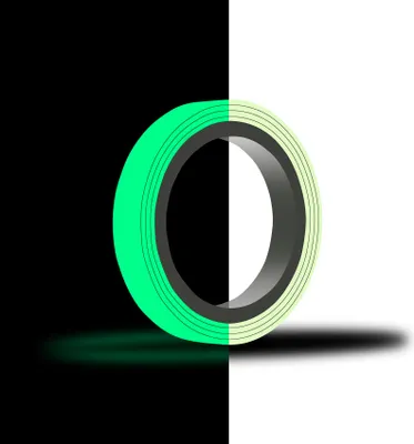 Produktbild von 10m Zierstreifen 3mm Nachtleuchtend selbstklebend Starke Leuchtkraft Leuchtfolie Klebeband