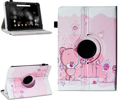 Produktbild von Tablet Tasche für Doogee T20 T20S T20E Hülle Schutzhülle 360 Grad Drehbar CaseFarben:Motiv 1